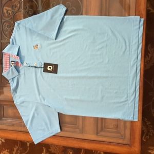Men's Footjoy Naples Florida Twin Eagles NWT Golf Shirt